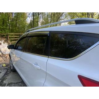 Okenné deflektory s chrómovou lištou Niken Luxury (4 ks) fotografia 3