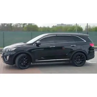 Okenné deflektory s chrómovou lištou Niken Luxury (4 ks) fotografia 4