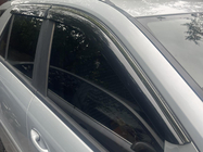 Mercedes ML W164 2005–2011 Okenné deflektory s chrómovou lištou Niken Luxury (4 ks) fotografia 5