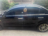 Mitsubishi Lancer X 2008– Okenné deflektory s chrómovou lištou Niken Luxury (4 ks) fotografia 1