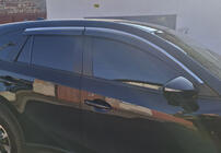 Mazda CX-5 2012–2017 Okenné deflektory s chrómovou lištou Niken Luxury (4 ks) fotografia 3