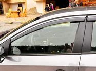 Renault Fluence 2009–2016 Okenné deflektory s chrómovou lištou Niken Luxury (4 ks) fotografia 3