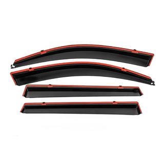 Okenné veterné deflektory s chrómovou lištou Niken Luxury (4 ks, Long) Toyota Rav 4 2006–2013 fotografia 3