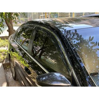 Okenné deflektory s chrómovou lištou Niken Luxury (USA, 4 ks) fotografia 3