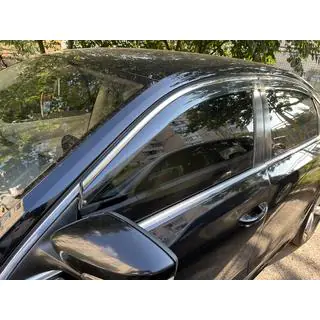 Okenné deflektory s chrómovou lištou Niken Luxury (USA, 4 ks) fotografia 1