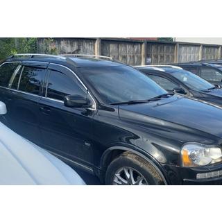 Okenné deflektory s chrómovou lištou Niken Luxury (4 ks) Volvo XC90 2002–2014 fotografia 1