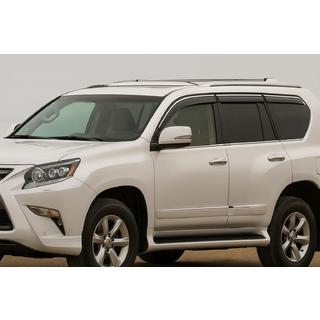 Okenné deflektory s chrómovou lištou Niken Luxury (6 ks) Lexus GX460 2009–2023 fotografia 1