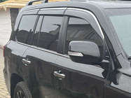 Lexus LX570/450d 2008–2022 Okenné deflektory vetra s chrómovou lištou Niken Luxury (2008-2015, 6 ks) fotografia 1