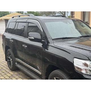 Okenné deflektory s chrómovou lištou Niken Luxury (6 ks) Toyota Land Cruiser 200 2007–2021 fotografia 1