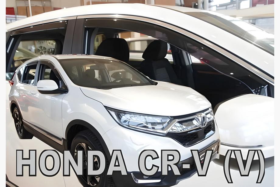 Honda CRV 2017–2022 Vkladacie deflektory okien Niken Luxury (4 ks) Fotografia 1