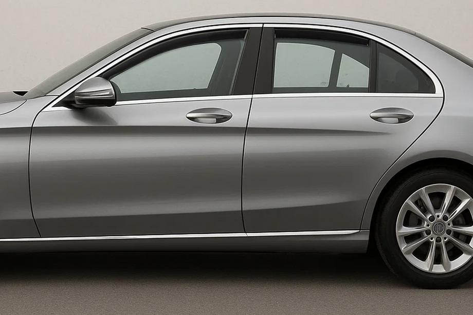 Mercedes C-class W205 2014–2021 Vkladacie deflektory okien Niken Luxury (4 ks) Image