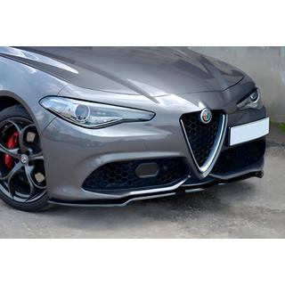 Predný lip spojler DPT (2016-2019, čierny lesk) Alfa Romeo Giulia 2016–2022