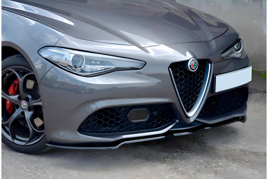 Alfa Romeo Giulia 2016–2022 Predný lip spojler DPT (2016-2019, čierny lesk) Image