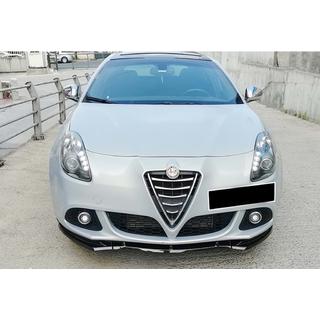 DPT predný lip spojler na nárazník (ABS, čierny lesk, 3 ks) Alfa Romeo Giulietta 2010–2020 fotografia 1
