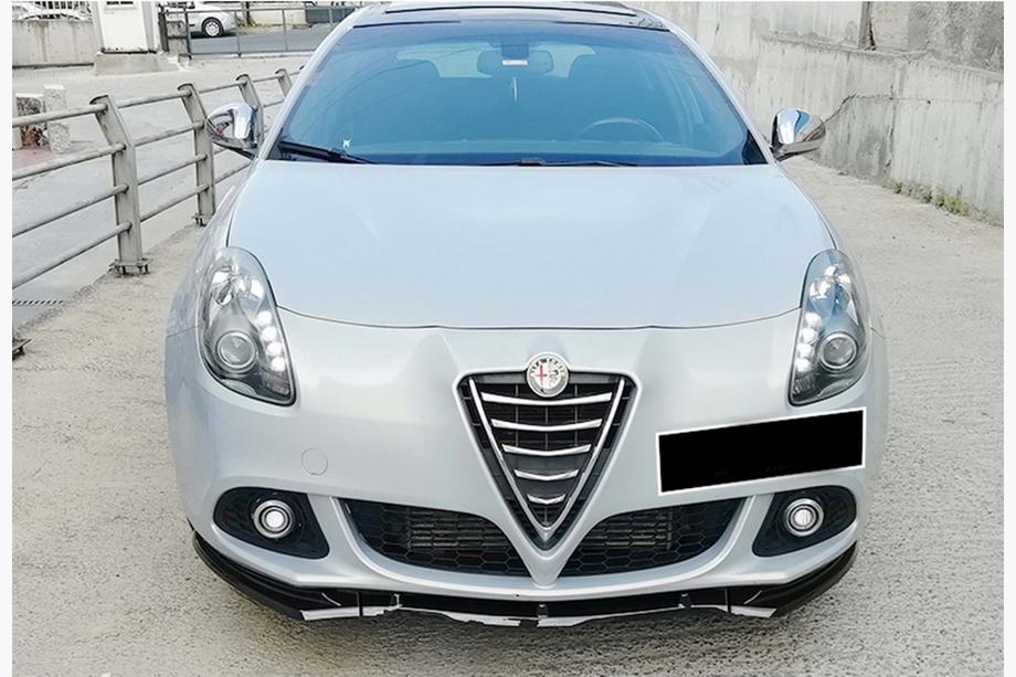 Alfa Romeo Giulietta 2010–2020 DPT predný lip spojler na nárazník (ABS, čierny lesk, 3 ks) Image