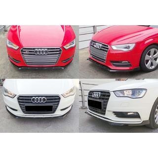 Predný lip spojler/nástavec nárazníka DPT V-3 (Sedan/HB, lesklá čierna) Audi A3 2012–2020 fotografia 1