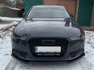 Audi A5 2007–2015 Predný lip spojler DPT (pre S-Line, 2011-2015, čierna vysoký lesk) fotografia 3