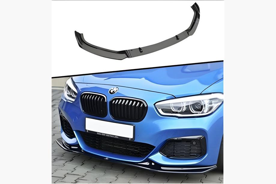 BMW 1. séria F20/F21 2011–2019 DPT predný lip spojler (lesklá čierna) Fotografia 1