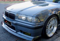 BMW rad 3 E36 1990–2000 DPT predný lip spoiler (pre M3, lesklá čierna) fotografia 1