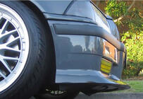 BMW rad 3 E36 1990–2000 DPT predný lip spoiler (pre M3, lesklá čierna) fotografia 2