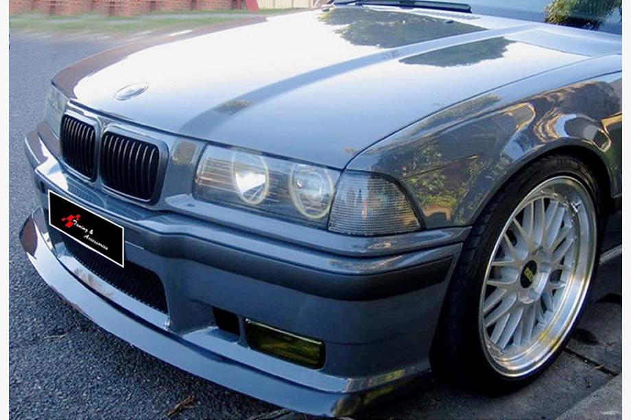 BMW rad 3 E36 1990–2000 DPT predný lip spoiler (pre M3, lesklá čierna) Image