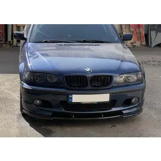 Predný lip spojler DPT V-1 (pre M Sport, čierny lesk) BMW 3 E46 1998–2006 fotografia 3