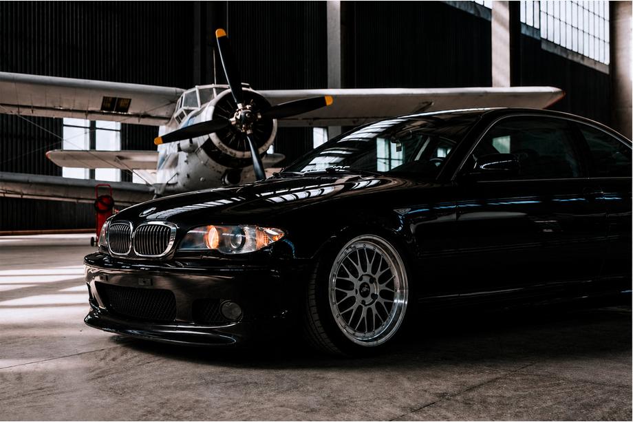 BMW 3 E46 1998–2006 Predný lip spojler DPT V-2 (pre M Sport, lesklá čierna) Image