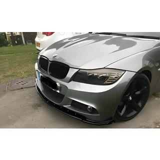 Predný lip spojler DPT V-1 (pre E90 M-Sport 2008-2011, čierny lesk) BMW 3 rad E90/E91 2005–2011 fotografia 1