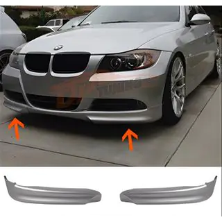 Predný lip spojler DPT (pre E90 Base 2005-2008, čierny lesk, 2 ks)