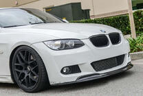 BMW 3. séria E92/E93 2006–2013 Predný lip spojler CSL-Style DPT (pre M-Sport 2006-2010, čierna lesklá) fotografia 1