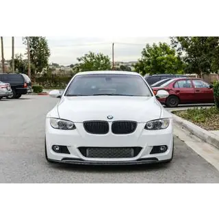 Predný lip spojler CSL-Style DPT (pre M-Sport 2006-2010, čierna lesklá) BMW 3. séria E92/E93 2006–2013 fotografia 2