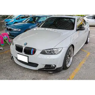 DPT predný lip spoiler (pre M-Sport 2006-2010, lesklá čierna) BMW 3. séria E92/E93 2006–2013 fotografia 2