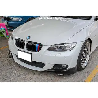 DPT predný lip spoiler (pre M-Sport 2006-2010, lesklá čierna) BMW 3. séria E92/E93 2006–2013 fotografia 1