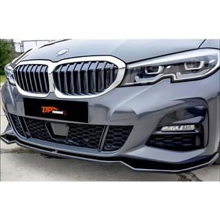 Predný lip spojler DPT V-2 (lesklá čierna) BMW 3. rad G20/G21 2018– fotografia 1