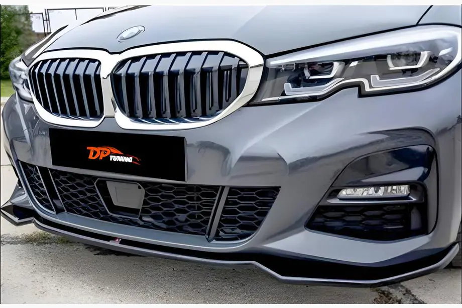 BMW 3. rad G20/G21 2018– Predný lip spojler DPT V-2 (lesklá čierna) Fotografia 1