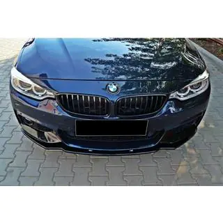 Predný lip spojler DPT V-2 (pre M-Sport, lesklá čierna) fotografia 3