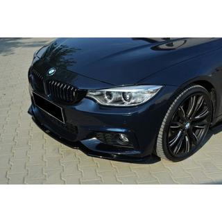 Predný lip spojler DPT V-2 (pre M-Sport, lesklá čierna) BMW 4 séria F32/F33/F36 2012–2020 fotografia 1