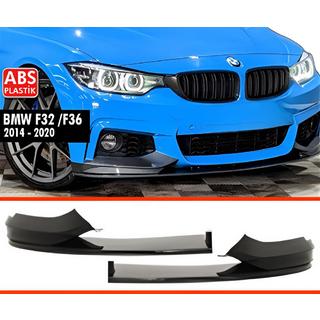 Predný lip spojler DPT V-4 (pre M Technic, lesklá čierna) BMW 4 séria F32/F33/F36 2012–2020