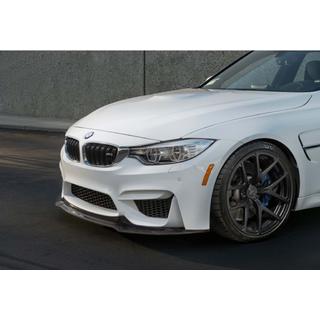 Predný lip spojler DPT V-4 (pre M4, lesklá čierna) BMW 4 séria F32/F33/F36 2012–2020 fotografia 1