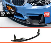 BMW 4 séria F32/F33/F36 2012–2020 Predný lip spojler DPT V-5 (pre M4, lesklá čierna) fotografia 1