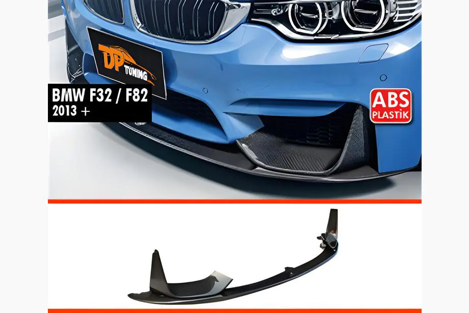 BMW 4 séria F32/F33/F36 2012–2020 Predný lip spojler DPT V-5 (pre M4, lesklá čierna) Image