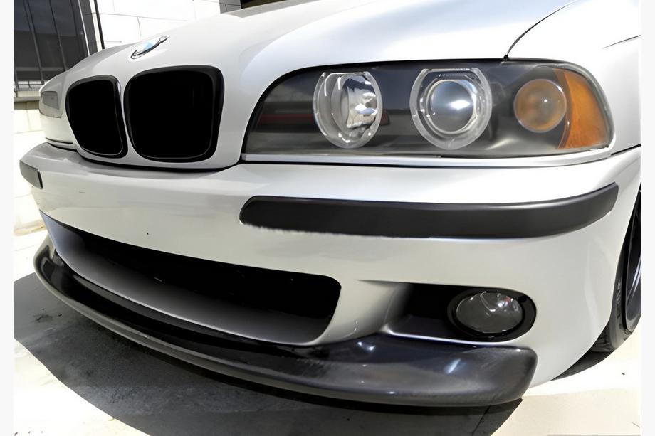BMW 5. séria E39 1996–2003 Predný lip spojler CSL Style DPT (Pre M5, lesklá čierna) Fotografia 1