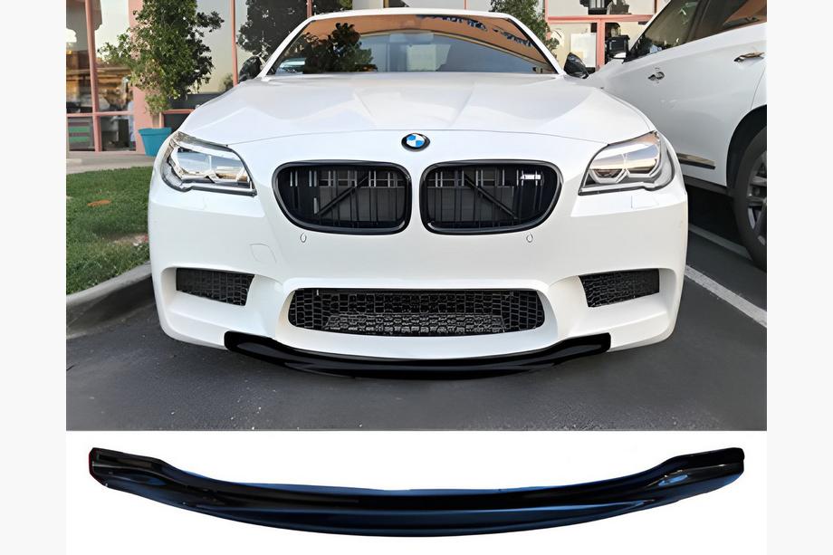 BMW 5. rad F10/F11 2010–2016 Predný lip spojler DPT V1 (pre M5, čierny lesk) Fotografia 1