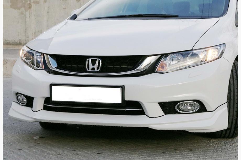 Honda Civic Sedan IX 2011–2016 Predný lip spojler nárazníka DPT (na lakovanie) Image