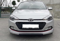 Hyundai I-20 2014–2020 DPT predný lip spojler (lesklá čierna) fotografia 2
