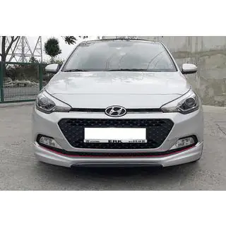 DPT predný lip spojler (lesklá čierna) Hyundai I-20 2014–2020 fotografia 2