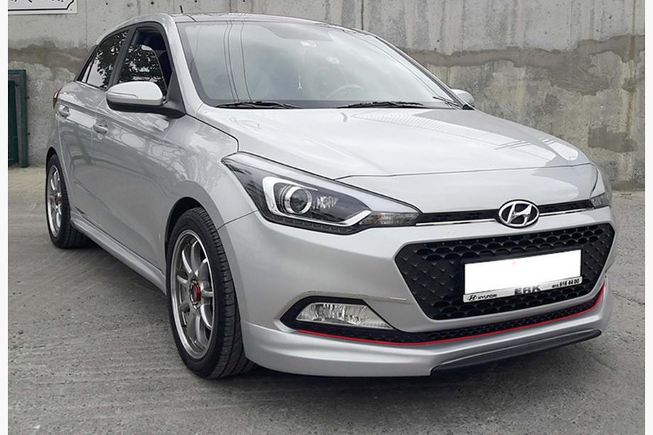 Hyundai I-20 2014–2020 DPT predný lip spojler (lesklá čierna) Image