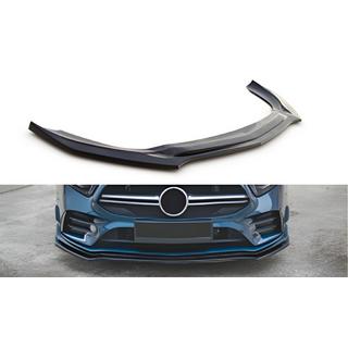 Predný lip spojler DPT V-2 (lesklá čierna) Mercedes A-class W177 2018–