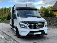 Mercedes Sprinter W906 2006–2018 DPT predný lip spojler (lesklá čierna) fotografia 3