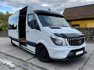 Mercedes Sprinter W906 2006–2018 DPT predný lip spojler (lesklá čierna) fotografia 4